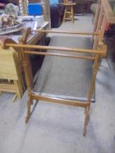 Solid Wood Quilt Rack