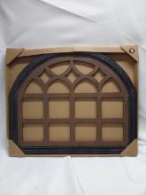 24”x20”x1” Brown and Black Decorative Window Pane- MSRP $15
