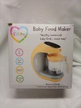 Evlas Homemade Baby Food Maker Yellow.
