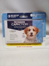 6 Tablet Pack of PetArmor CapAction 11.4mg Flea Treatment for Dogs 2-25Lbs