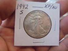 1942 S Mint Silver Half Dollar