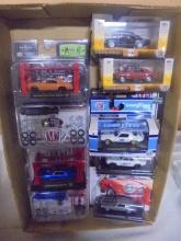 Group of (7) 1:64 Scale Die Cast Chevy Camaros