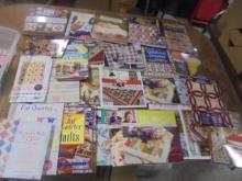 Large Group of Like New Quilting Books