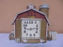 Vintge New Haven Barn Clock