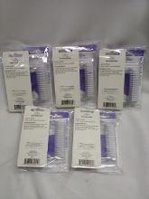 5 Packs of 2 Studio Selection Wide Nail Brushes