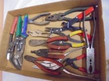 Large Group of Asorted Pliers & Cutters