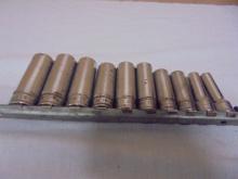 10pc Snap-On 3/8in Drive Metric Deep Well Sockets