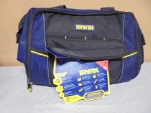 Brand New Irwin 16in/34 Pocket & Slot Tool Bag