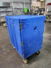 Cambro Blue Insulated Food Pan Carrier Cart