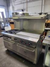 CPG 4 Burner Gas Range with 36 in. Griddle and Double Oven