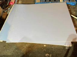 8 PIECES OF APPROX. 47 x 55 INCH PRESSED BOARD