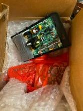 BOX OF ELECTRONIC PARTS