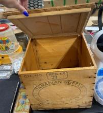 CANADIAN BUTTER WOODEN CRATE
