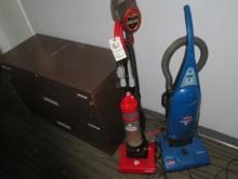 Vacuums & File Cabinet