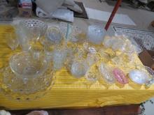 Fostoria Glass, Clear pressed glassware