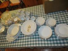 Towne House Blue Belle China Set