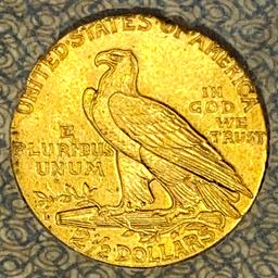 1925-D $2.50 Gold Quarter Eagle IR MS63 UNC