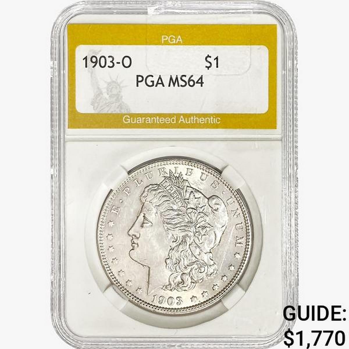 1903-O Morgan Silver Dollar PGA MS64