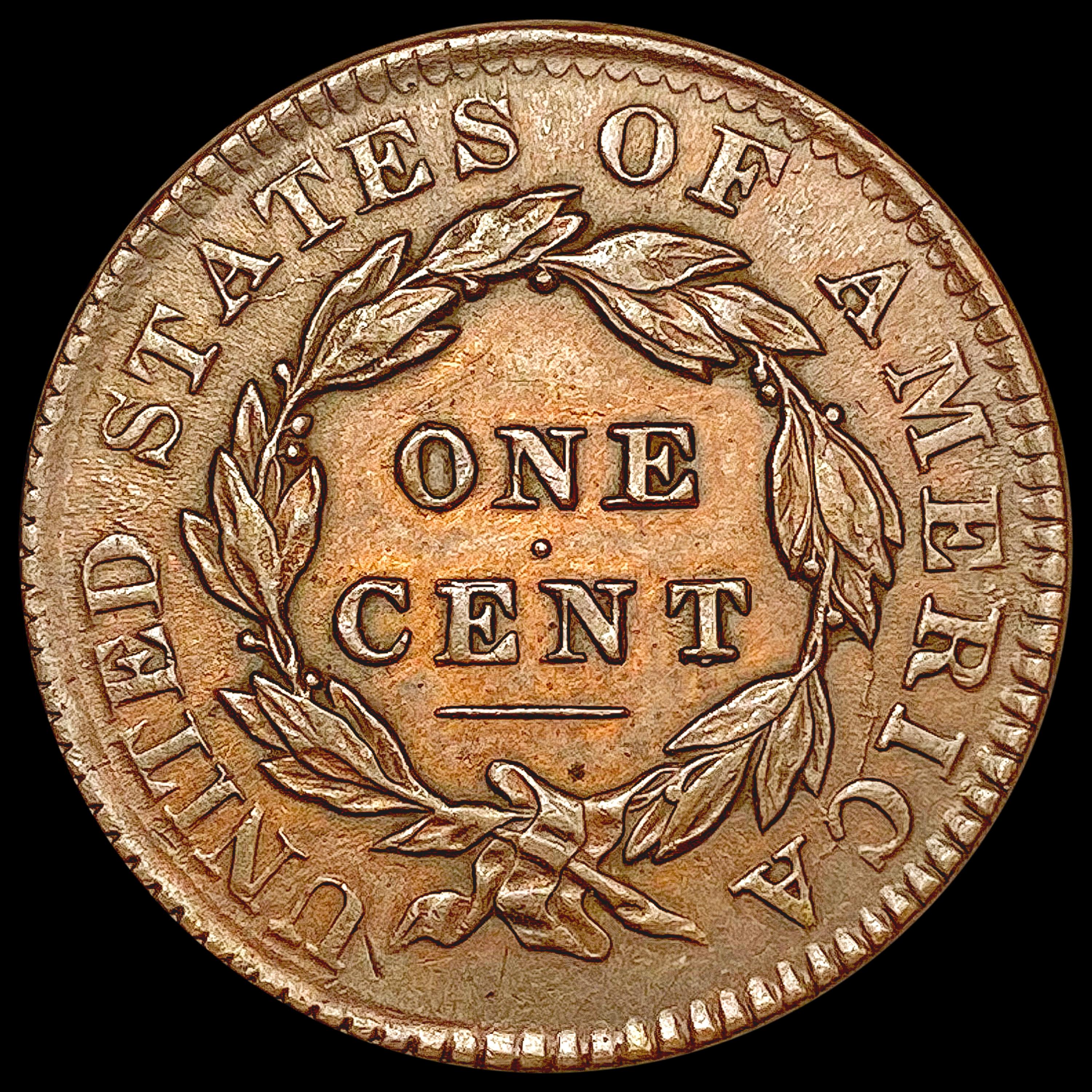 1834 Coronet Head Large Cent CHOICE AU