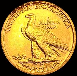 1907 No Motto $10 Gold Eagle CHOICE BU+