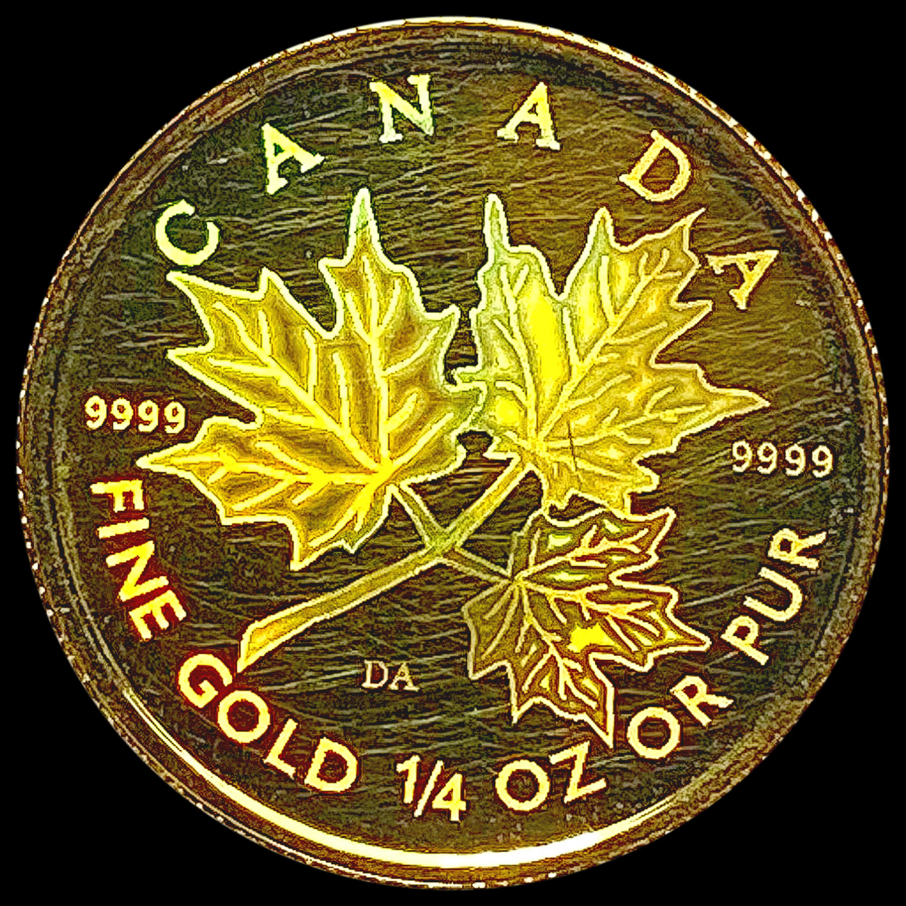 2001 Canada 1/4oz Gold $10 UNCIRCULATED