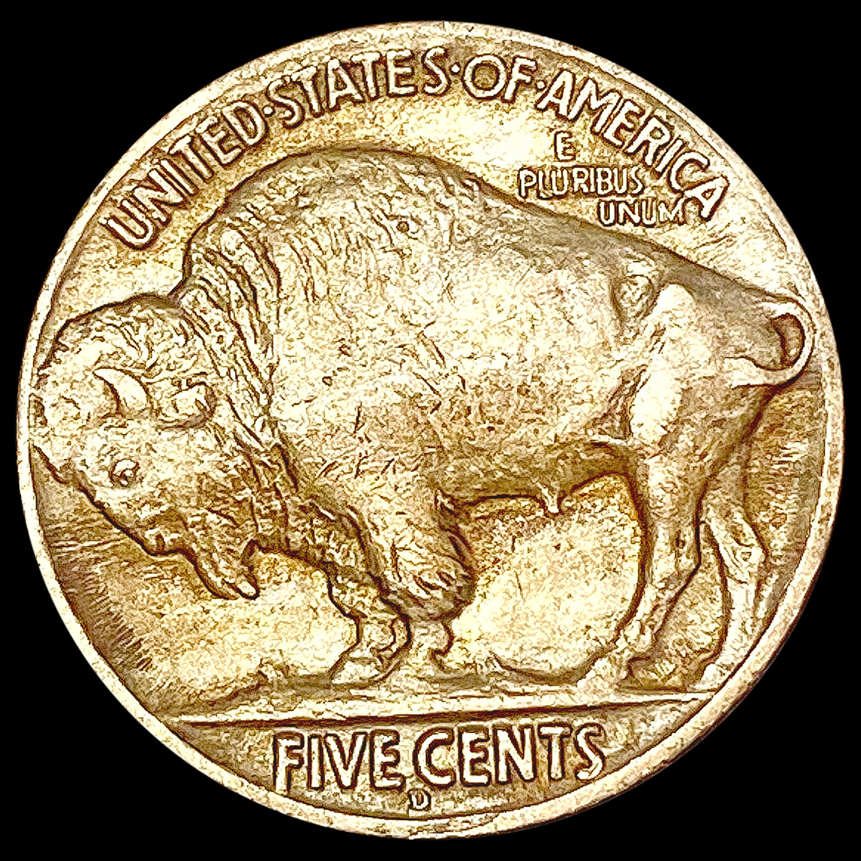 1915-D Buffalo Nickel CLOSELY UNCIRCULATED