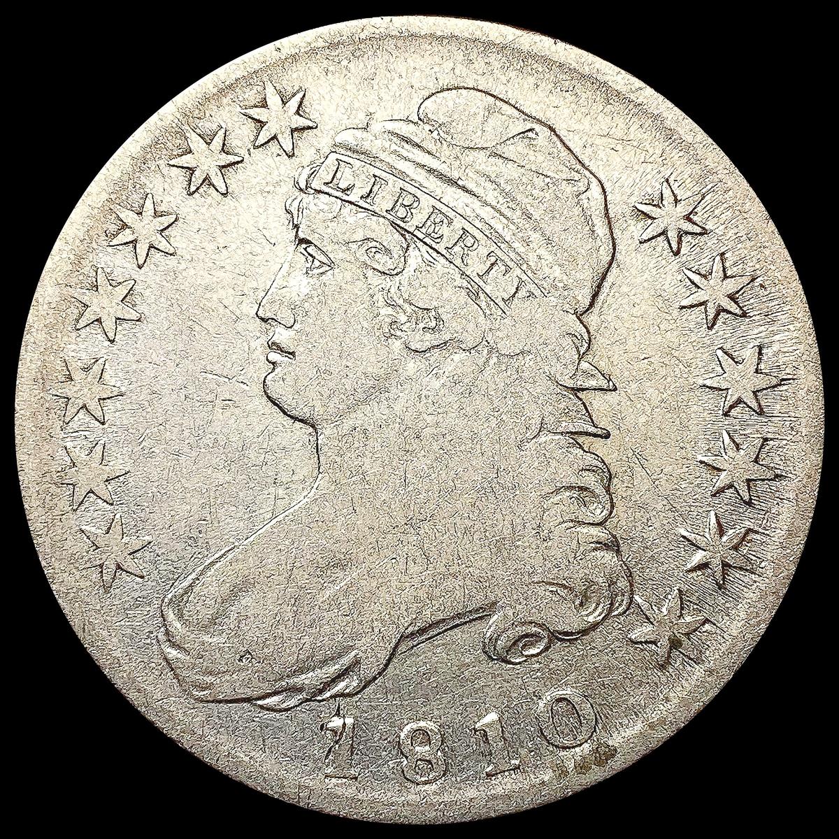 1810 Capped Bust Half Dollar LIGHTLY CIRCULATED