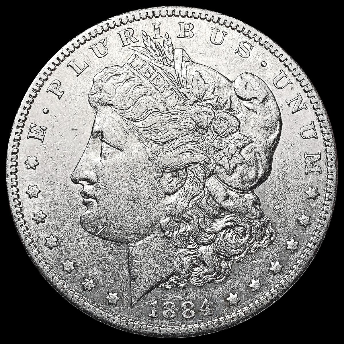 1884-S Morgan Silver Dollar CLOSELY UNCIRCULATED