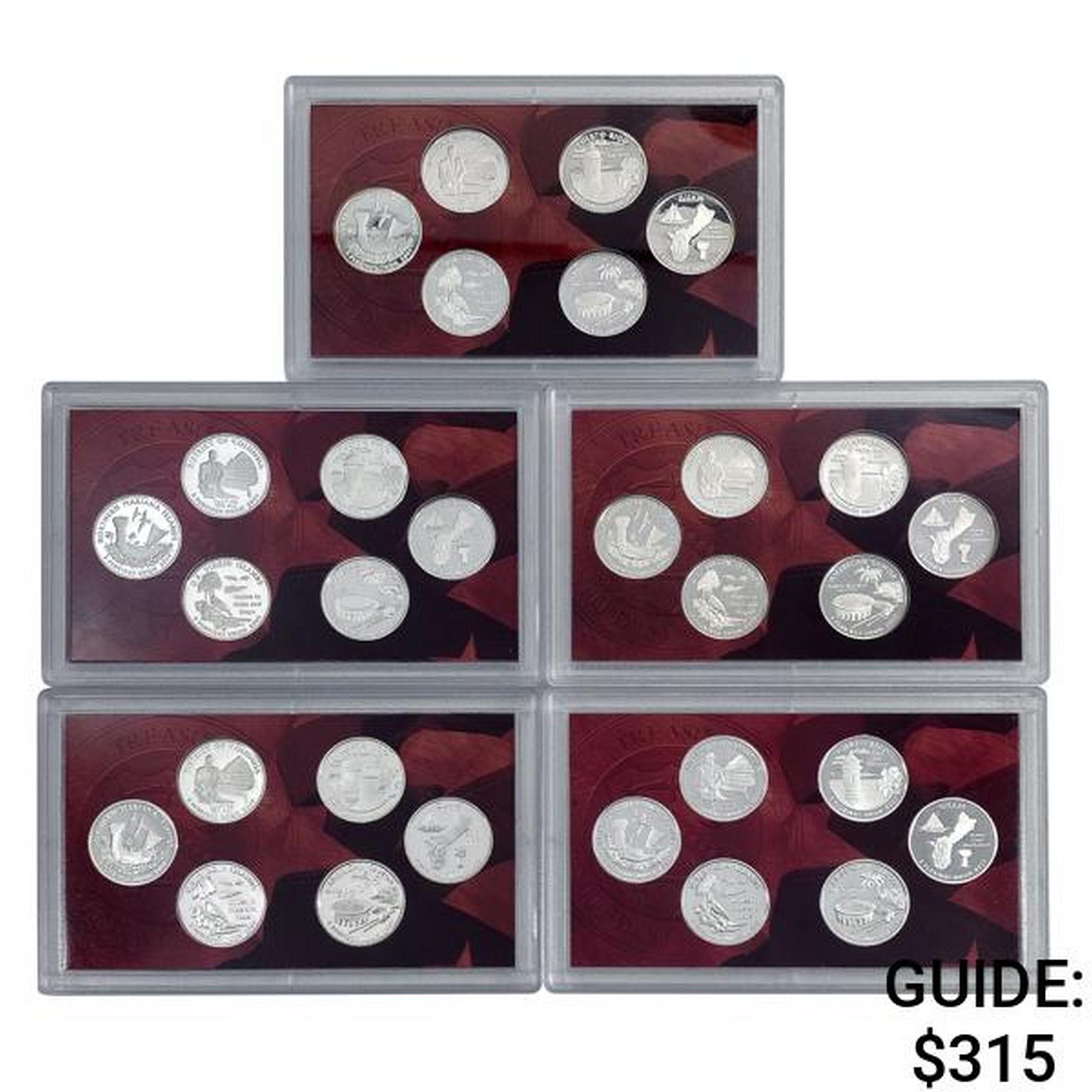 2009 US Silver State Quarter Proof Sets [30 Coins]