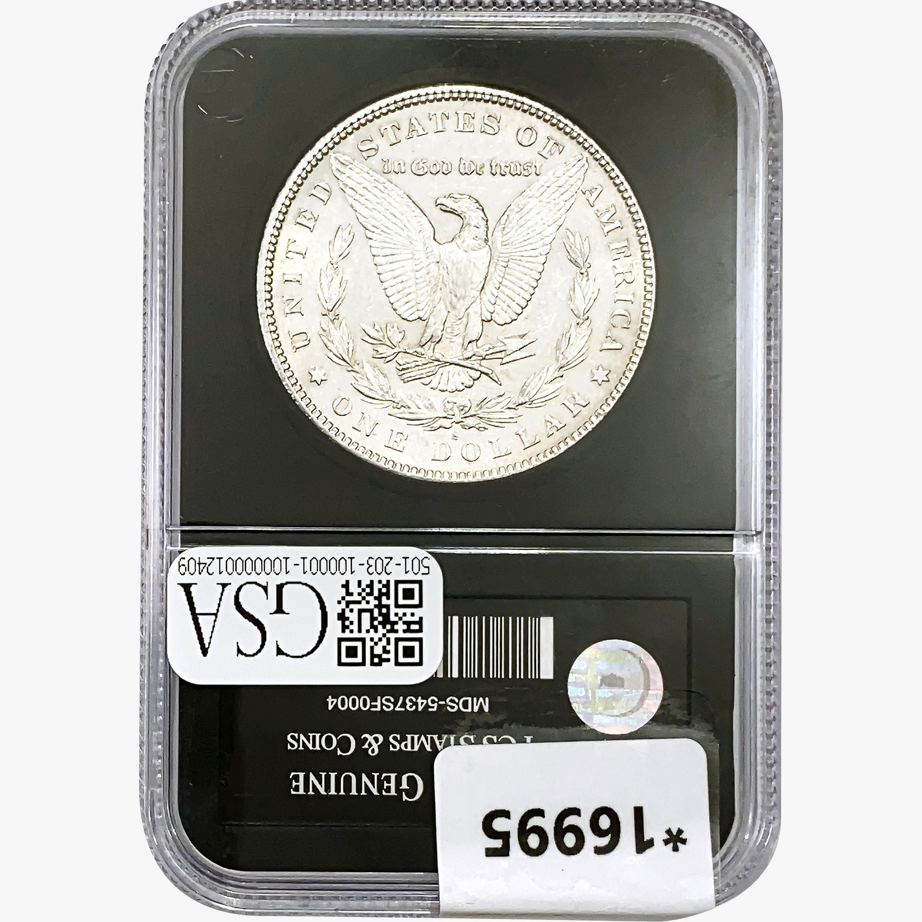 1880-S Morgan Silver Dollar PCS GenuineUNC