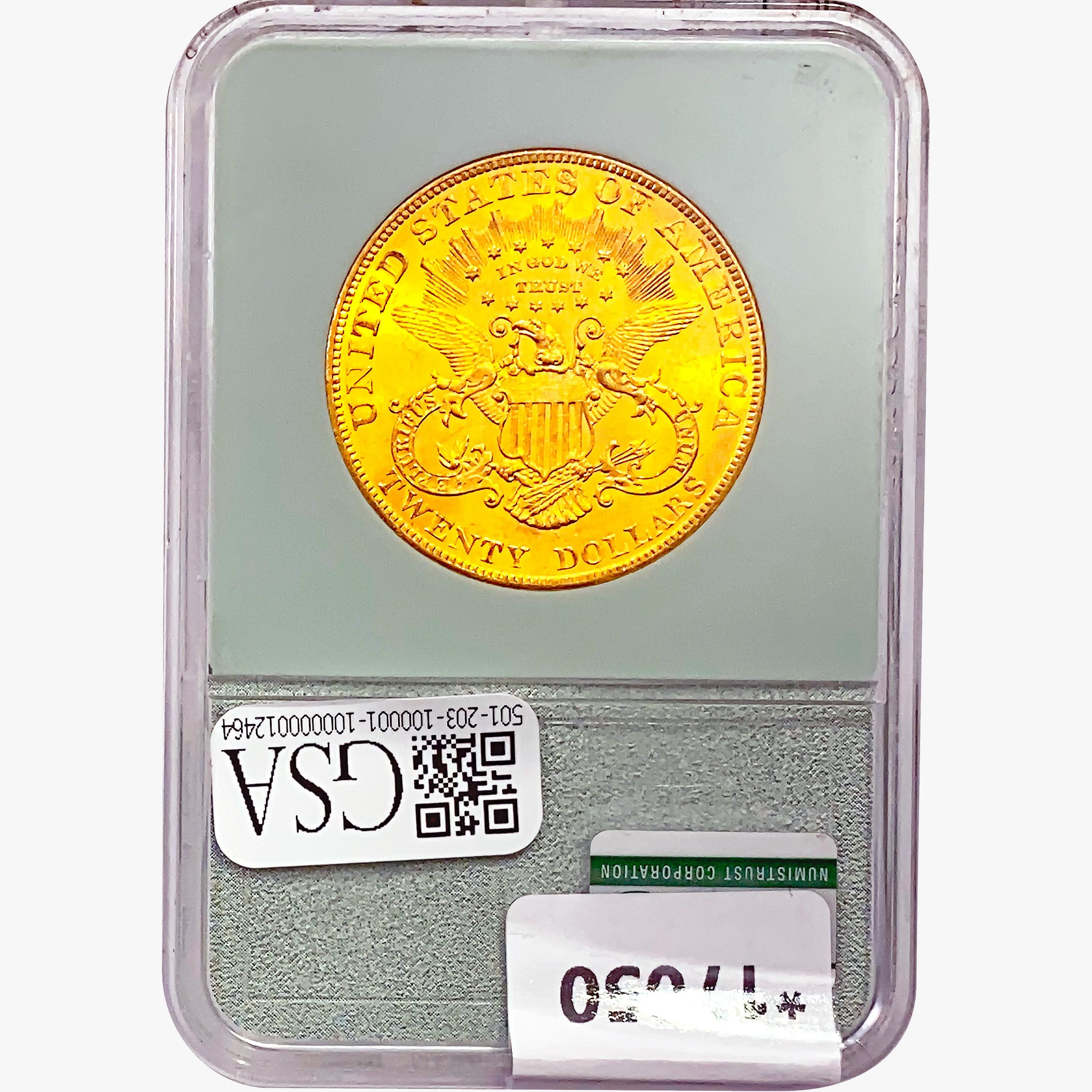 1904 $20 Gold Double Eagle NTC MS66