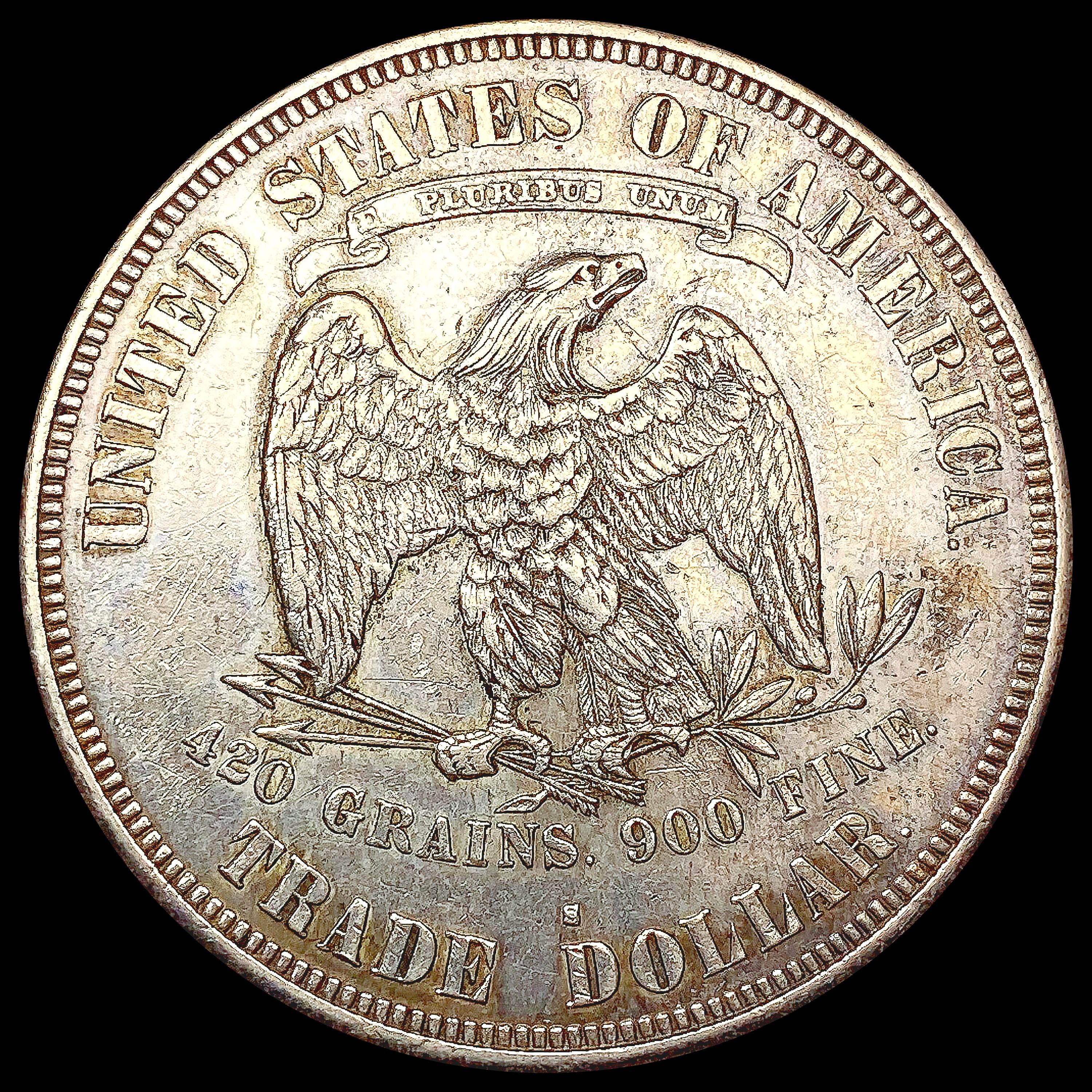 1877-S Silver Trade Dollar CLOSELY UNCIRCULATED