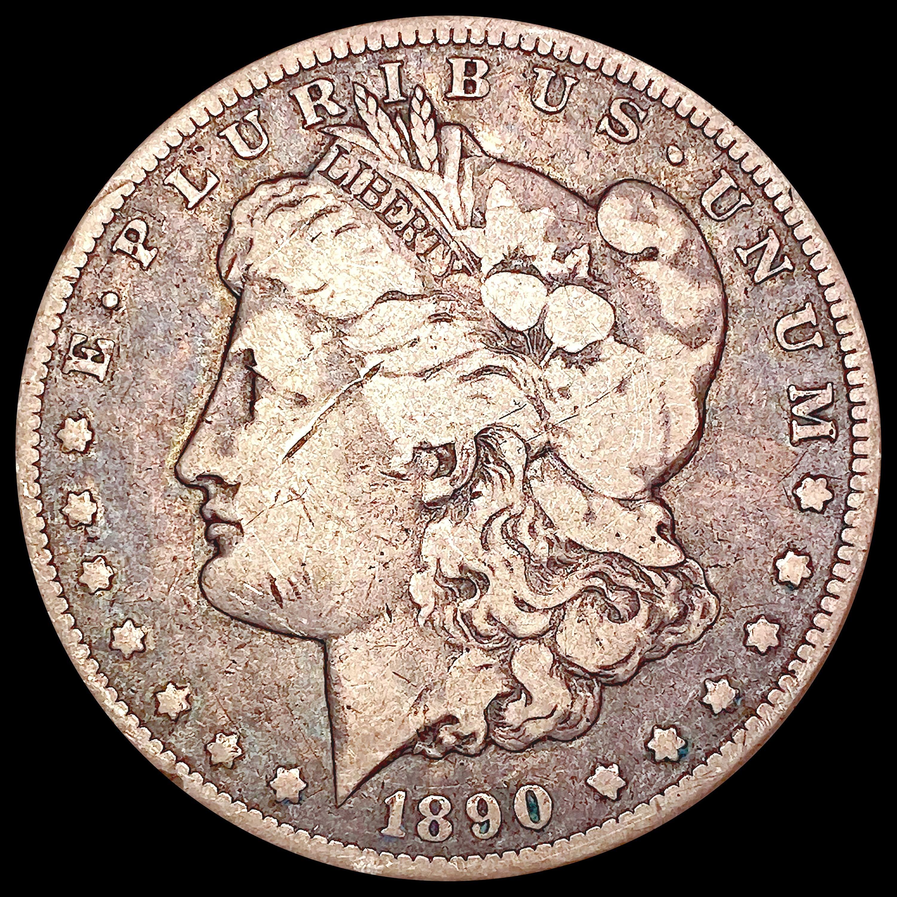 1890-CC Morgan Silver Dollar NICELY CIRCULATED