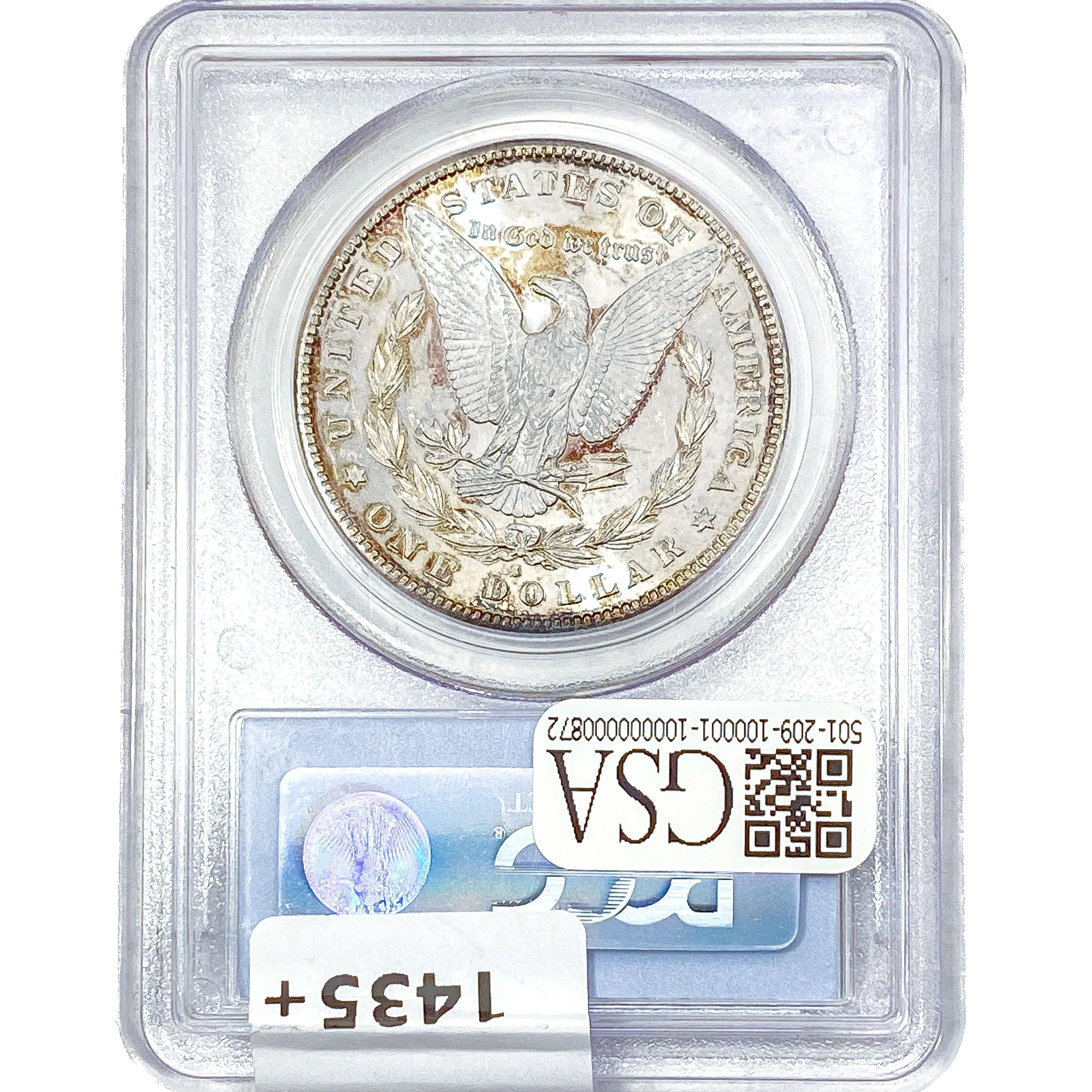 1883-S CAC Morgan Silver Dollar PCGS MS62