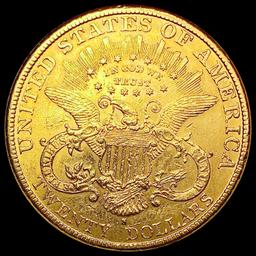 1888-S $20 Gold Double Eagle CLOSELY UNCIRCULATED