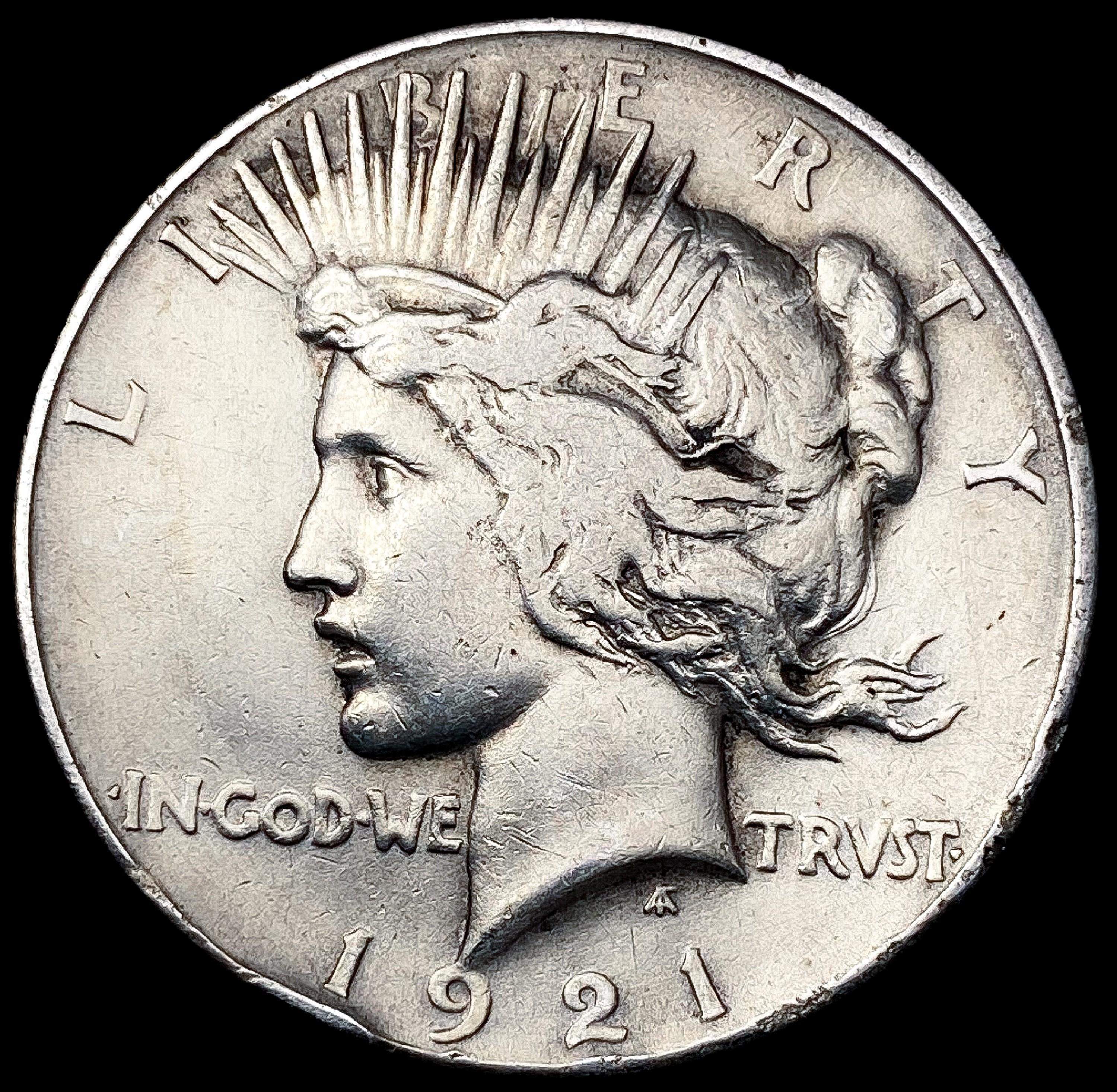 1921 Silver Peace Dollar LIGHTLY CIRCULATED