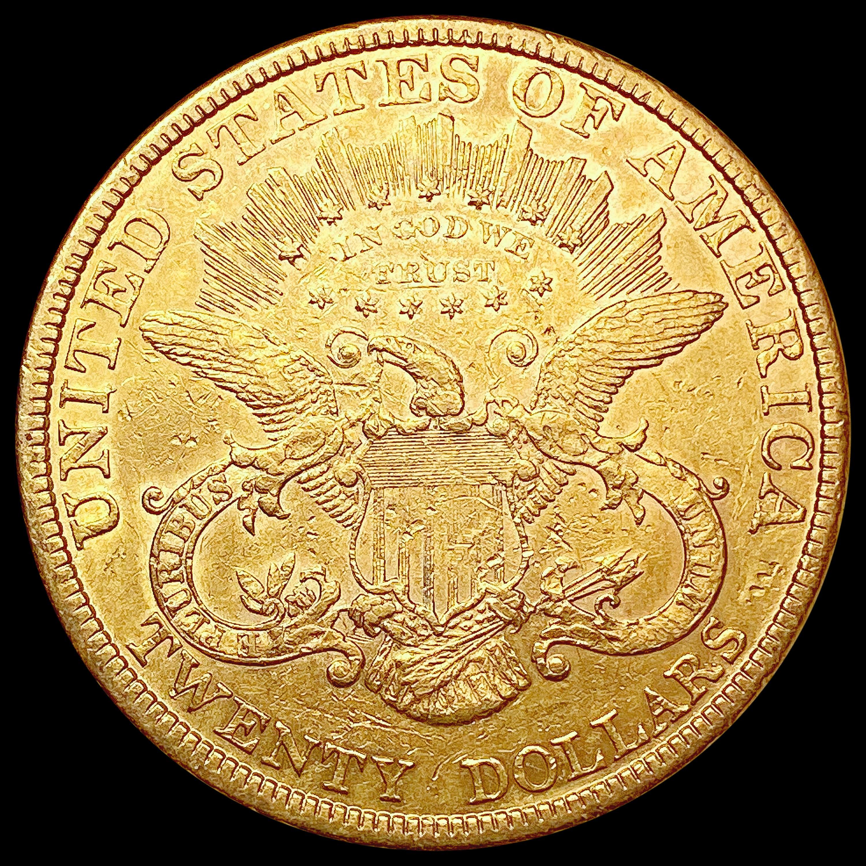 1877 $20 Gold Double Eagle CLOSELY UNCIRCULATED