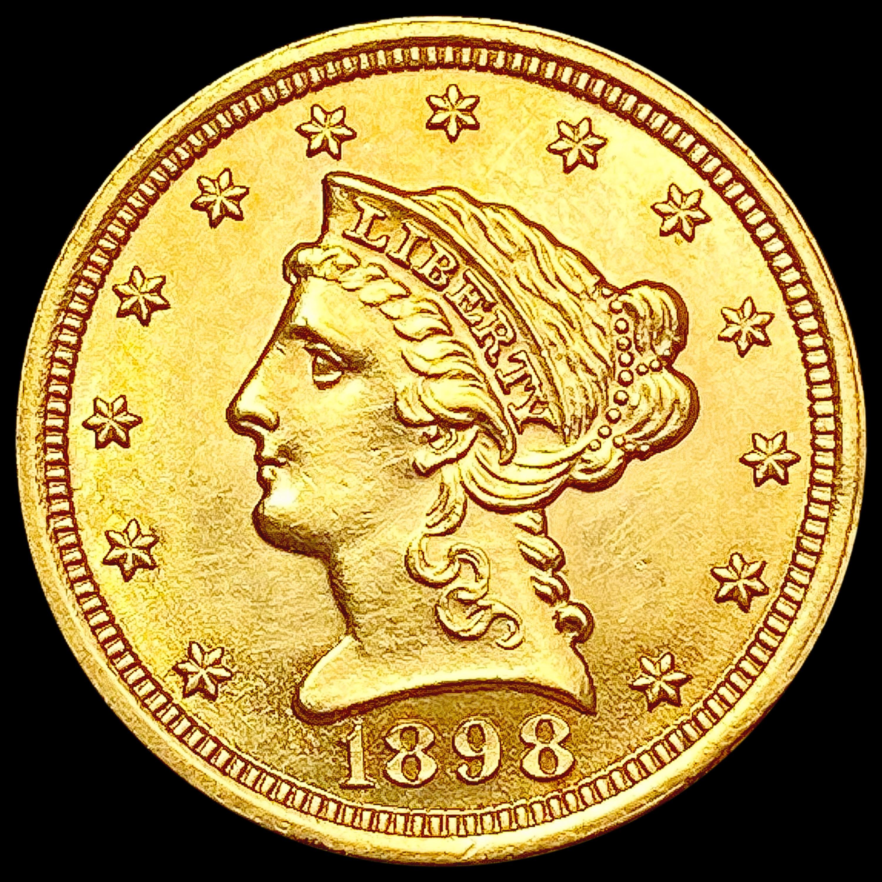 1898 $2.50 Gold Quarter Eagle UNCIRCULATED