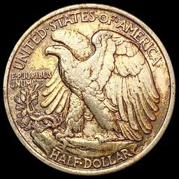 1935 Walking Liberty Half Dollar CLOSELY UNCIRCULA
