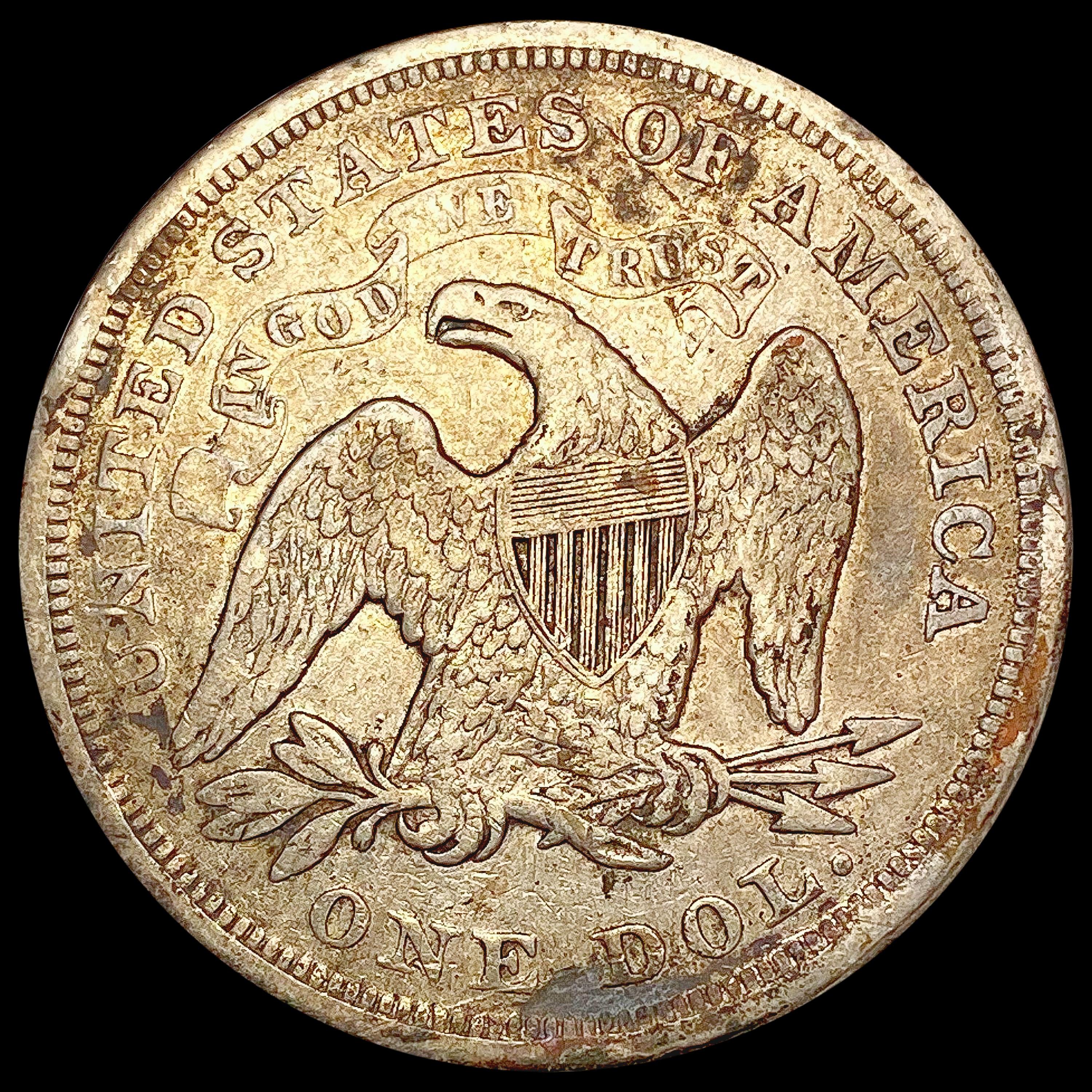 1871 Seated Liberty Dollar LIGHTLY CIRCULATED