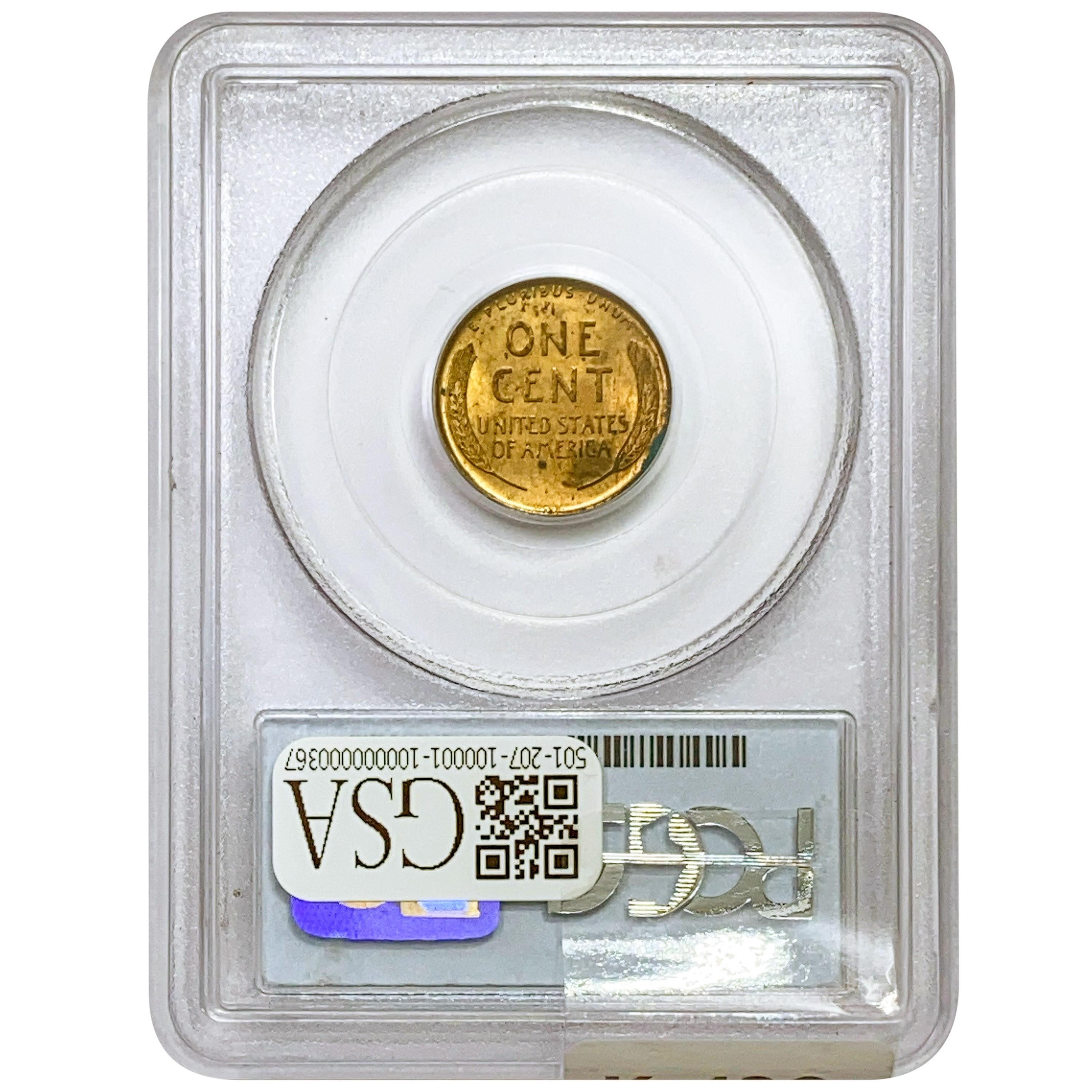 1909-S VDB Wheat Cent PCGS MS66 RD