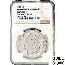 1921-S Morgan Silver Dollar NGC AU Details Mint Er