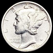 1920-D Mercury Dime NEARLY UNCIRCULATED