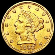1888 $2.50 Gold Quarter Eagle CLOSELY UNCIRCULATED