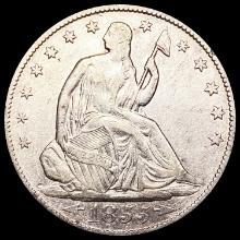 1855-O Arws Seated Liberty Half Dollar CLOSELY UNC