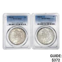 1884-O [2] Morgan Silver Dollar PCGS MS63
