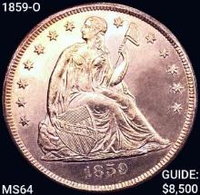 1859-O Seated Liberty Dollar CHOICE BU