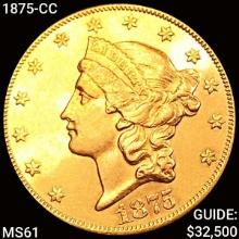 1875-CC $20 Gold Double Eagle UNCIRCULATED