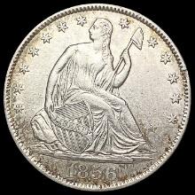 1856-O Seated Liberty Half Dollar CLOSELY UNCIRCUL