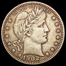 1902 Barber Quarter NEARLY UNCIRCULATED
